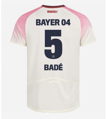 Bayer Leverkusen Loic Bade #5 Replik Auswärtstrikot 2025-26 Kurzarm